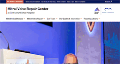 Desktop Screenshot of mitralvalverepair.org