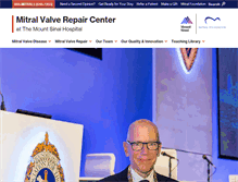 Tablet Screenshot of mitralvalverepair.org
